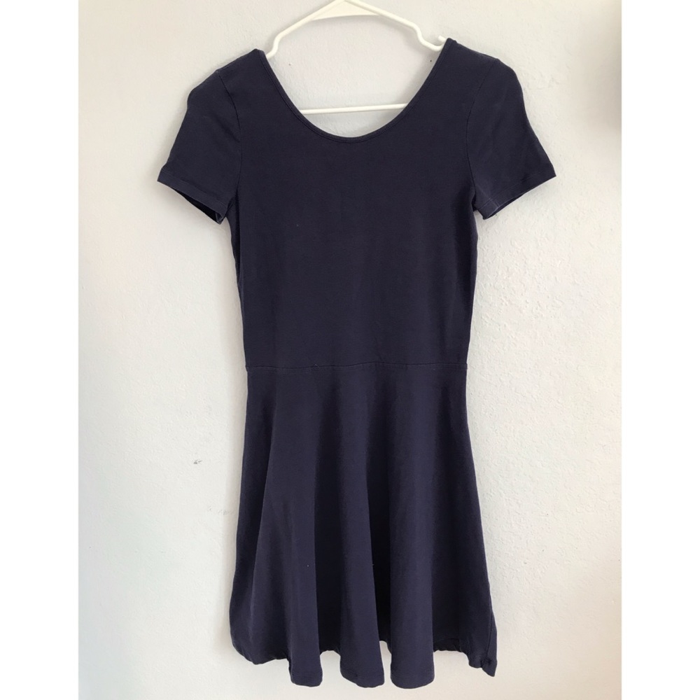 BP M blue skater dress